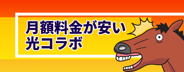 月額料金が安い光コラボ